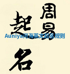 Auniya河海英文起名规则