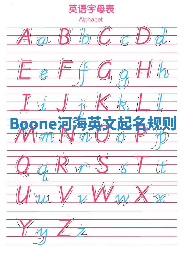 Boone河海英文起名规则 Boone河海英文起名规则