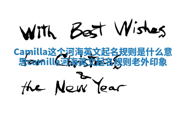 Camilla这个河海英文起名规则是什么意思_camilla河海英文起名规则老外印象