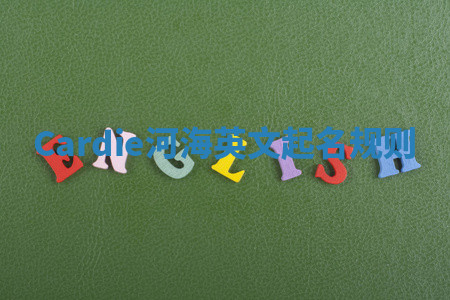 Cardie河海英文起名规则 Cardie河海英文起名规则