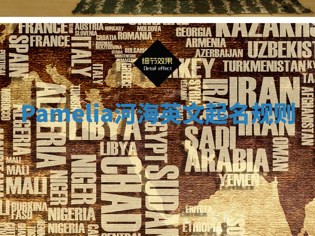 Pamelia河海英文起名规则 Pamelia河海英文起名规则