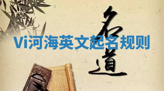 Vi河海英文起名规则 Vi河海英文起名规则