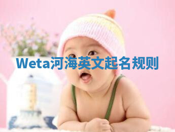 Weta河海英文起名规则