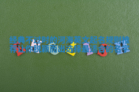 经典不过时的河海英文起名规则推荐让你脱颖而出选择最适合的名字