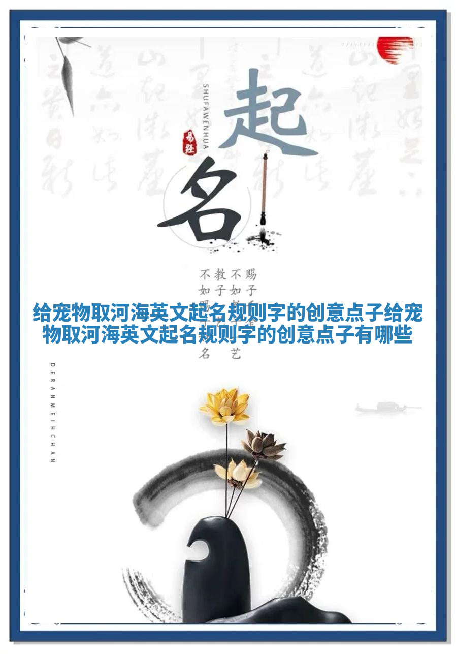 给宠物取河海英文起名规则字的创意点子 给宠物取河海英文起名规则字的创意点子有哪些